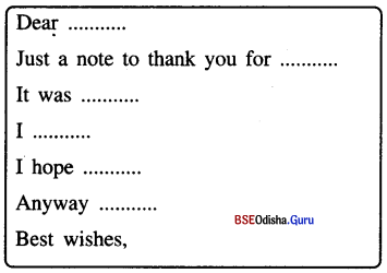 Draft a ‘thank-you note’ in reply to the invitation you received in Activity 5, which you may either accept or decline