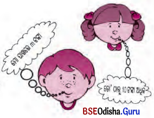 BSE Odisha 6th Class Maths Solutions Chapter 10 ବୀଜଗଣିତ ସହିତ ପରିଚିତ Ex 10.2 1