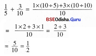 BSE Odisha 6th Class Maths Solutions Chapter 5 ଭଗ୍ନ ସଂଖ୍ୟା Ex 5.8 1
