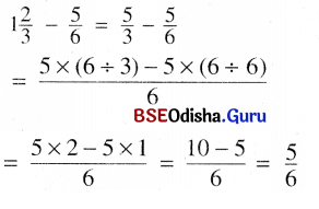 BSE Odisha 6th Class Maths Solutions Chapter 5 ଭଗ୍ନ ସଂଖ୍ୟା Ex 5.8 11
