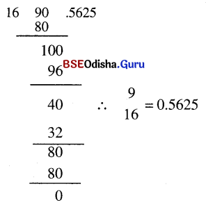 BSE Odisha 7th Class Maths Solutions Chapter 5 ପରିମେୟ ସଂଖ୍ୟା Ex 5.6 2