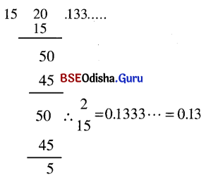BSE Odisha 7th Class Maths Solutions Chapter 5 ପରିମେୟ ସଂଖ୍ୟା Ex 5.6 6