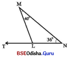 BSE Odisha 7th Class Maths Solutions Chapter 7 ତ୍ରିଭୁଜର ଧର୍ମ Ex 7.2 Q.6