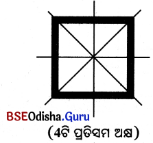 BSE Odisha 7th Class Maths Solutions Chapter 9 ପ୍ରତିସମତା ଓ ସର୍ବସମତା Ex 9.1 9