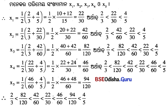 BSE Odisha 8th Class Maths Solutions Algebra Chapter 2 ପରିମେୟ ସଂଖ୍ୟା Ex 2(b) - 8