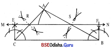 BSE Odisha 9th Class Maths Solutions Geometry Chapter 6 ଅଙ୍କନ Ex 6(j) 1