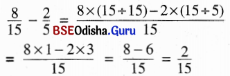 BSE Odisha 6th Class Maths Solutions Chapter 5 ଭଗ୍ନ ସଂଖ୍ୟା InText Questions 9