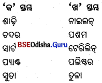 BSE Odisha 6th Class Science Important Questions Chapter 4 ଦୈନନ୍ଦିନ ଜୀବନରେ ବ୍ୟବହୃତ ବସ୍ତୁ - 6