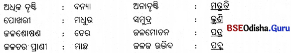 BSE Odisha 6th Class Science Solutions Chapter 16 ଜଳ - 8