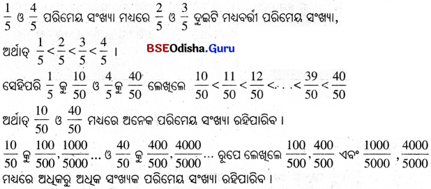 BSE Odisha 8th Class Maths Notes Algebra Chapter 2 ପରିମେୟ ସଂଖ୍ୟା - 22