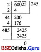 BSE Odisha 8th Class Maths Notes Algebra Chapter 6 ବର୍ଗ-ବର୍ଗମୂଳ ଏବଂ ଘନ-ଘନମୂଳ - 4