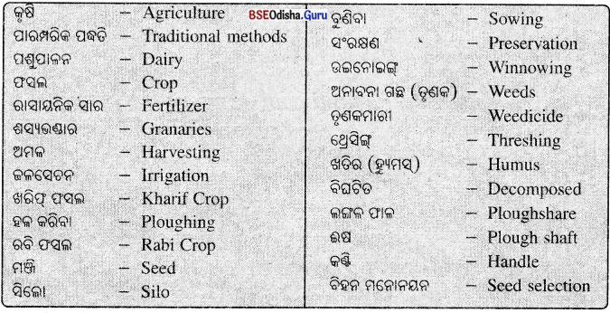 BSE Odisha 8th Class Science Notes Chapter 1 ଶସ୍ୟ ଉତ୍ପାଦନ ଓ ପରିଚାଳନା - 10