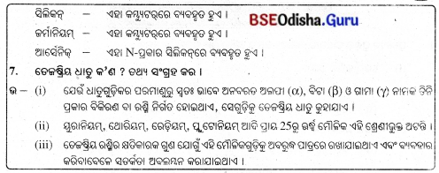 BSE Odisha 8th Class Science Notes Chapter 4 ଧାତୁ ଓ ଅଧାତୁ – BSE Odisha