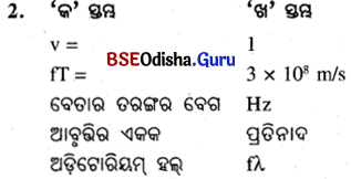 CBSE Odisha 9th Class Physical Science Important Questions Chapter 9 ଧ୍ଵନି - 10