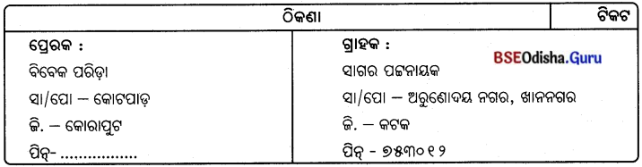 CHSE Odisha Class 12 Odia Grammar ଦରଖାସ୍ତ ଓ ପତ୍ରଲିଖନ 6