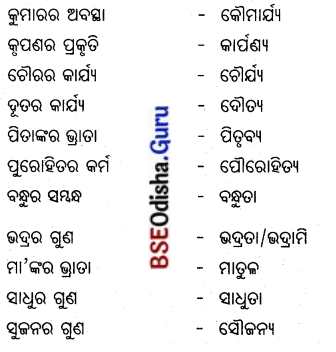 CHSE Odisha Class 12 Odia Grammar ବ୍ୟାକରଣ 7