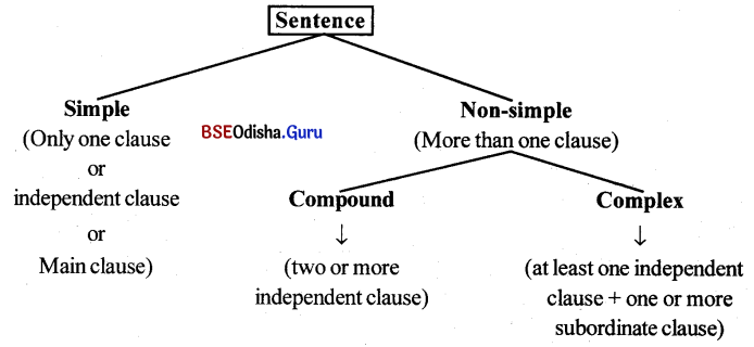 BSE Odisha 10th Class English Grammar Solutions Chapter 2 Types of Sentences 3