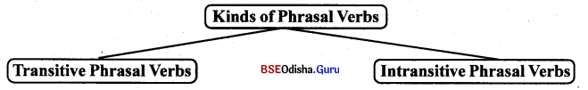 BSE Odisha 10th Class English Grammar Solutions Chapter 6 Phrasal Verbs 1
