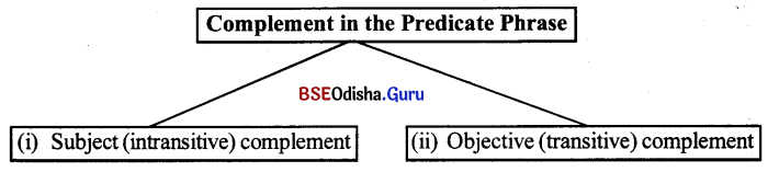 BSE Odisha 9th Class English Grammar Solutions Chapter 12 The Predicate Phrase 5