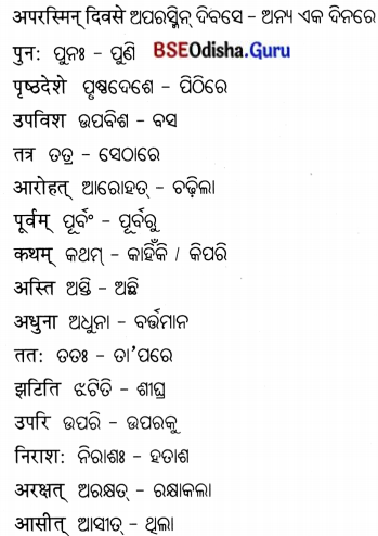 BSE Odisha 7th Class Sanskrit Solutions Chapter 19 ବିଦ୍ୟାଳୟଃ 9