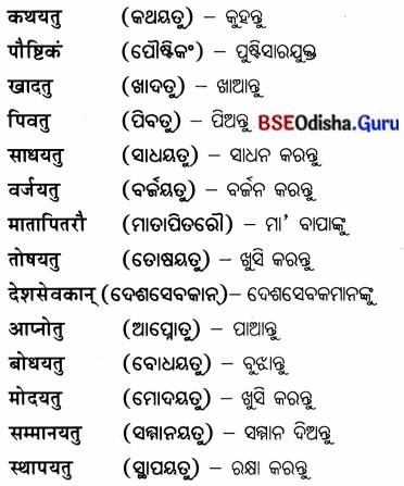 BSE Odisha 7th Class Sanskrit Solutions Chapter 21 ଶିଶୁଗୀତମ ଭାରତଭକ୍ତାଃ 21