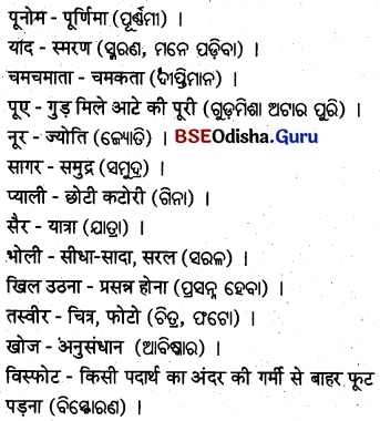 BSE Odisha 8th Class Hindi Solutions Chapter 9 मैं चाँद से बोल रहा हूँ (पत्र) 1