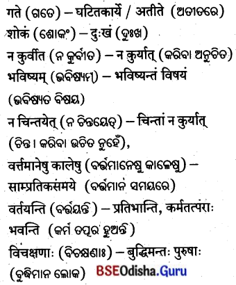 BSE Odisha 8th Class Sanskrit Solutions Chapter 15 ନୀତିମଞ୍ଜରୀ 17