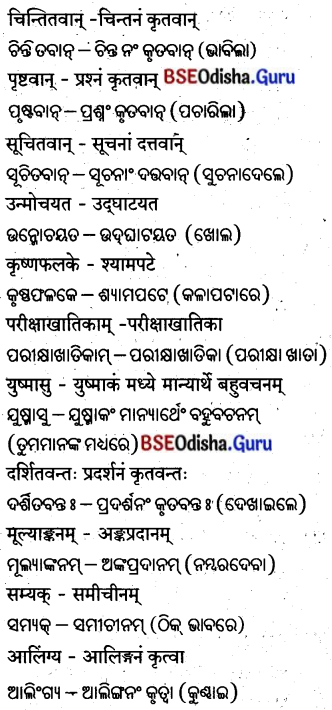 BSE Odisha 8th Class Sanskrit Solutions Chapter 2 ସାଧୁ ଗୋପାଳକୃଷ୍ଣ 7