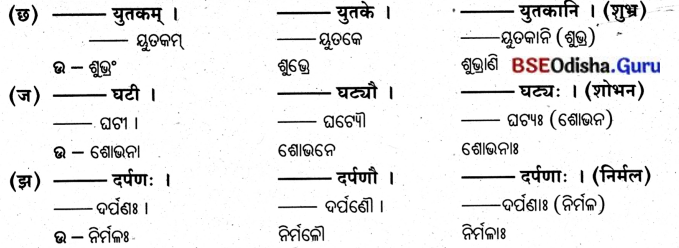 BSE Odisha 8th Class Sanskrit Solutions Chapter 5 ଯାତ୍ନେନ ସିଦ୍ଧିଃ 8