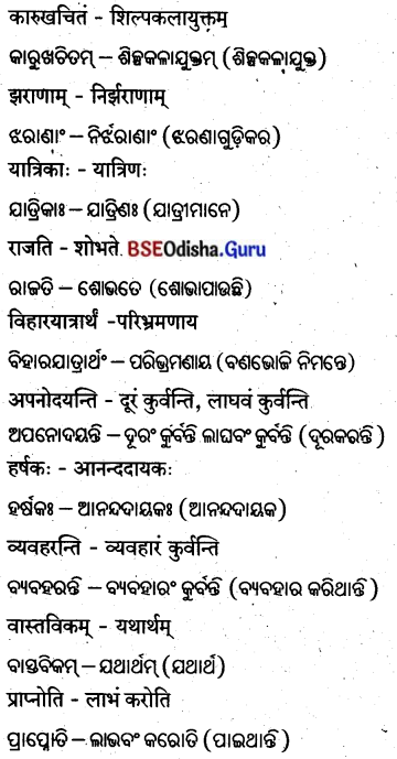 BSE Odisha 8th Class Sanskrit Solutions Chapter 6 ଗନ୍ଧମାଦନଃ 19