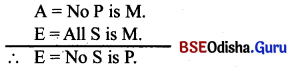 CHSE Odisha Class 12 Logic Solutions Chapter 2 Syllogism - 12
