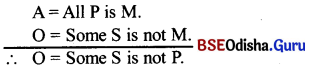 CHSE Odisha Class 12 Logic Solutions Chapter 2 Syllogism - 14