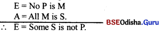 CHSE Odisha Class 12 Logic Solutions Chapter 2 Syllogism - 20