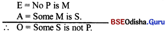 CHSE Odisha Class 12 Logic Solutions Chapter 2 Syllogism - 21