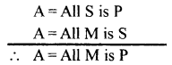 CHSE Odisha Class 12 Logic Solutions Chapter 2 Syllogism - 36
