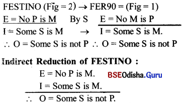 CHSE Odisha Class 12 Logic Solutions Chapter 2 Syllogism - 41