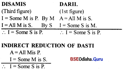 CHSE Odisha Class 12 Logic Solutions Chapter 2 Syllogism - 46