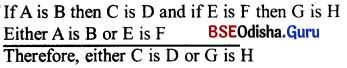 CHSE Odisha Class 12 Logic Solutions Chapter 3 Mixed Syllogism - 3