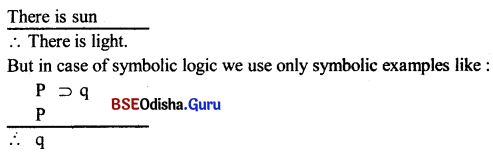 CHSE Odisha Class 12 Logic Solutions Chapter 5 Symbolic Logic -10