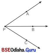 Class 6 Maths Chapter 2 Question Answer Odia Medium ରେଖା ଓ କୋଣ Page 19 Q3