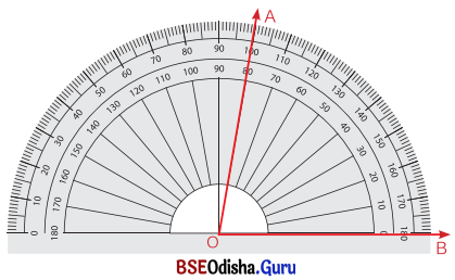 Class 6 Maths Chapter 2 Question Answer Odia Medium ରେଖା ଓ କୋଣ Page 36 Q3