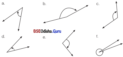 Class 6 Maths Chapter 2 Question Answer Odia Medium ରେଖା ଓ କୋଣ Page 54 Q2