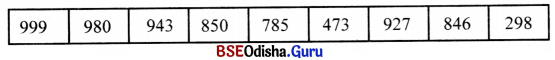 Class 6 Maths Chapter 3 Question Answer Odia Medium ସଂଖ୍ୟା ଖେଳ Page 57 Q8