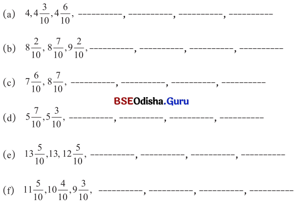Class 7 Maths Chapter 3 Question Answer Odia Medium ସଂଖ୍ୟାର ମଝିରେ ବିନ୍ଦୁର କମାଲ 10