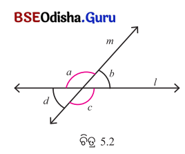 Class 7 Maths Chapter 5 Question Answer Odia Medium ସମାନ୍ତର ସରଳ ରେଖା ଓ ଛେଦକ 1