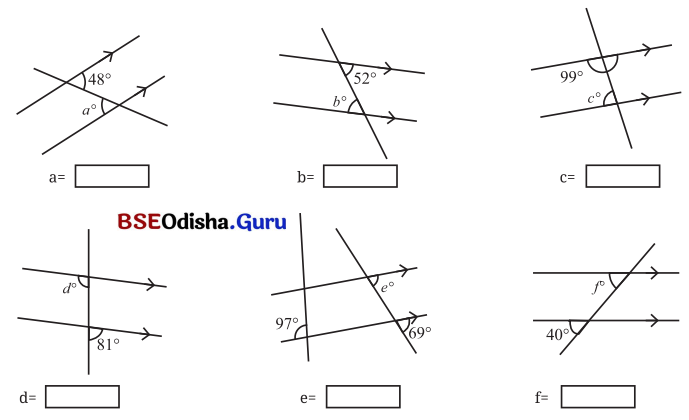 Class 7 Maths Chapter 5 Question Answer Odia Medium ସମାନ୍ତର ସରଳ ରେଖା ଓ ଛେଦକ 29