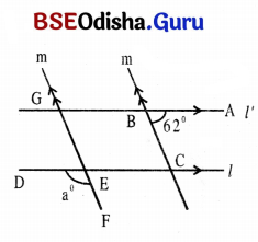 Class 7 Maths Chapter 5 Question Answer Odia Medium ସମାନ୍ତର ସରଳ ରେଖା ଓ ଛେଦକ 43