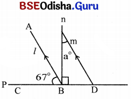 Class 7 Maths Chapter 5 Question Answer Odia Medium ସମାନ୍ତର ସରଳ ରେଖା ଓ ଛେଦକ 45