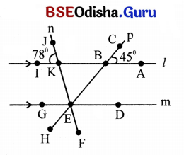 Class 7 Maths Chapter 5 Question Answer Odia Medium ସମାନ୍ତର ସରଳ ରେଖା ଓ ଛେଦକ 50