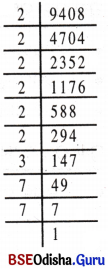 Class 8 Maths Chapter 1 Question Answer Odia Medium ବର୍ଗ ଓ ଘନ Page 10 Q6